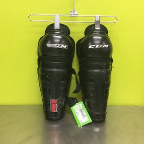 Used Ccm 10" Hockey Shin Guards