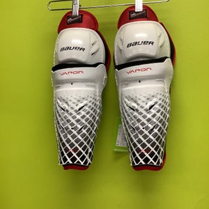 Used Bauer Vapor Lil Rookie 10 1 2" Hockey Shin Guards