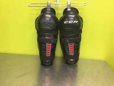 Used Ccm 9" Hockey Shin Guards