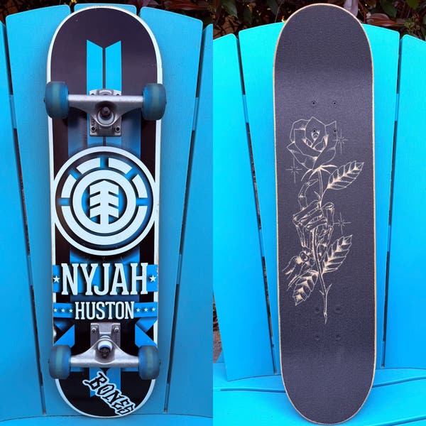 Element Skateboards Nyjah Huston Complete Beginner Skateboard 7.75