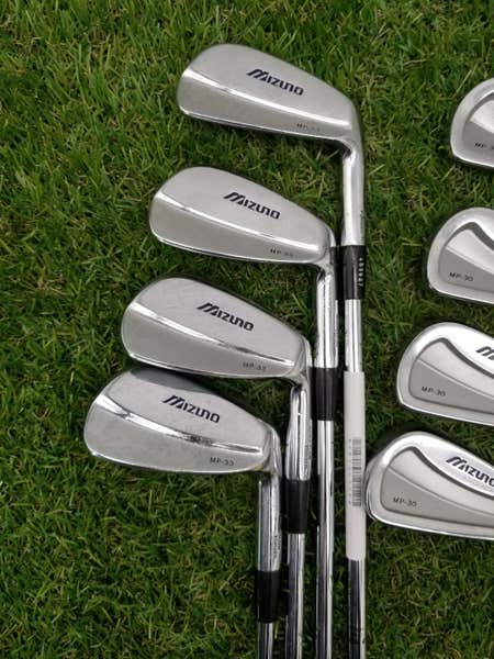 2004 MIZUNO MP33/30 COMBO IRON SET 3-PW STIFF TRUE TEMPER DYNAMIC