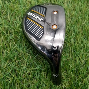 2020 CALLAWAY MAVRIK PRO 3 HYBRID 20* CLUBHEAD ONLY GOOD 4765