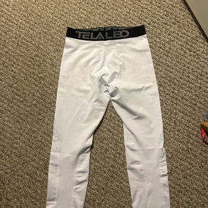 New Telaleo Compression Pants White Youth Large