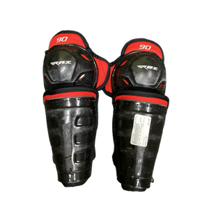 Used CCM RBZ 90 Youth Shin Guards Black 9" 11613-S000150484