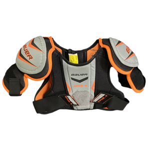 Used Bauer ONE.4 Youth Shoulder Pads LG 11613-S000154308