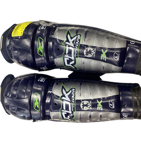 Used Reebok 3K Intermediate Shin Guards Navy Blue 11" 11613-S000154862