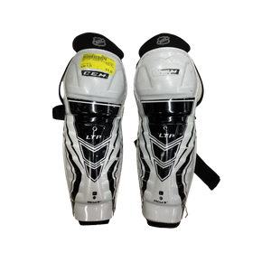 Used CCM LTP Youth Shin Guards White 9" 11613-S000154361