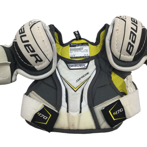 Used Bauer SUPREME Youth Shoulder Pads White SM 11613-S000147431