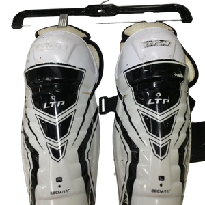 Used CCM LTP Junior Shin Guards White 11" 11613-S000146369