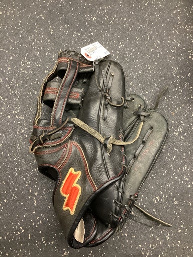Used SSK DIMPLE-II BB/SB Glove RH Throw Black 13" 11162-C000425419