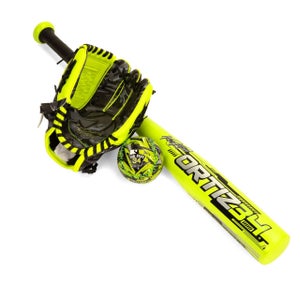 New Big Papi's Signature ORTIZ34 25" T-Ball Bat with -10 Drop, 9" Glove, and T-Ball Bundle