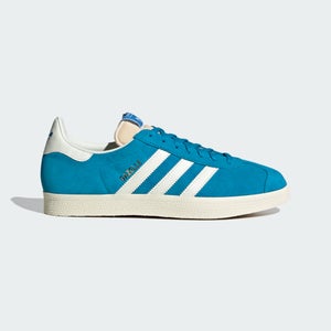 Adidas Gazelle GY7337 Sneaker Men Bold Aqua Off White Suede Lifestyle Shoes EF42