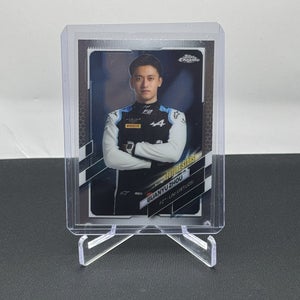 Zhou Guanyu Uni-Virtuosi F2 Future Stars 2021 Topps F1 Chrome Base Portrait #61