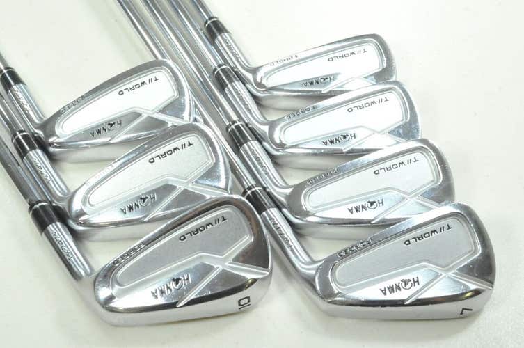Honma Tour World TW747 V 4-10 Iron Set Regular Flex Right NS Pro Steel # 191960