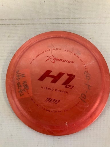 Used Prodigy Disc H1 V2 500 Plastic Disc Golf Driver Red 11823-s000027638
