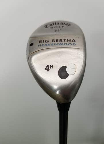 2007 CALLAWAY BIG BERTHA HEAVENWOOD 4 HYBRID 23* LADIES GEMS 55W +HC GOOD