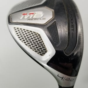 2019 TAYLORMADE M6 4 HYBRID 22* SENIOR FUJIKURA ATMOS ORANGE 5 GOOD