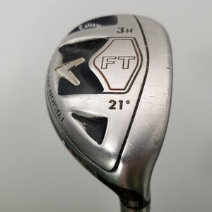 2008 CALLAWAY FT 3 HYBRID 21* REGULAR FUJIKURA M FIT ON FAIR