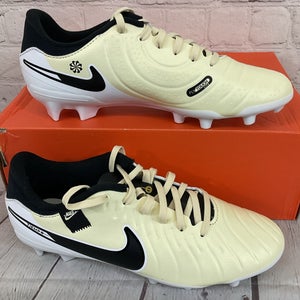 Nike DV4337-700 Legend 10 Academy FG/MG Soccer Cleats Lemonade Gold US 5 W 6.5