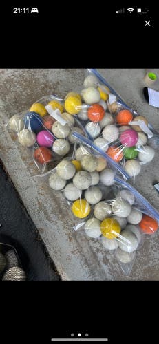 Lacrosse Ball 24 Pack (2 Dozen) (Used)