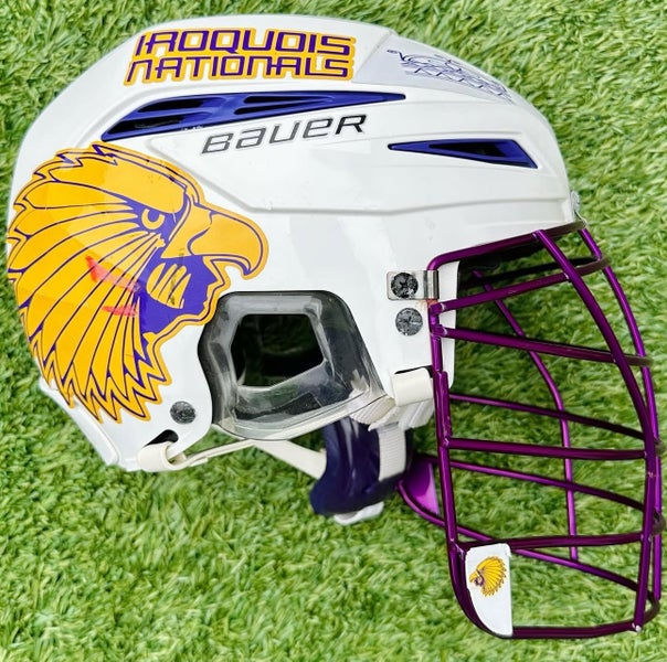 *RARE* 2015 Iroquois Nationals Bauer Box Helmet (Medium)