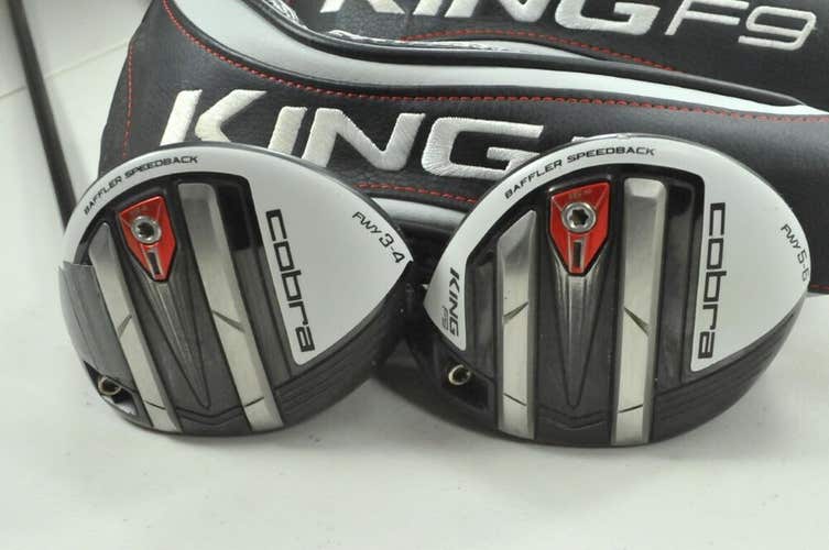 Cobra King F9 Speedback 3-4 and 5-6 Fairway Wood Set Regular RH Graphite #192326