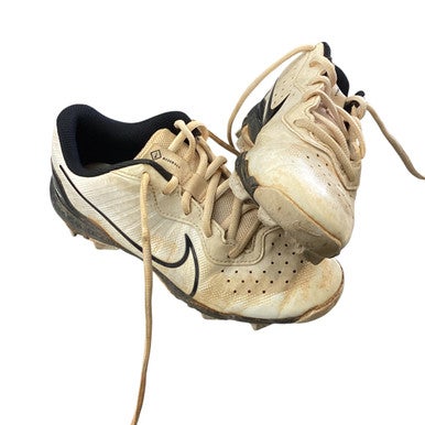 Used Nike DIAMOND BB/SB Cleats White Junior 04 11760-S000073256
