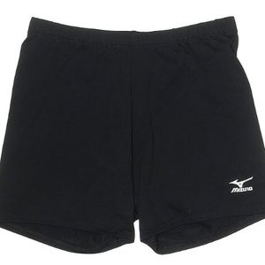 Black XS Women's 4" Mizuno Volleyball Shorts (New)