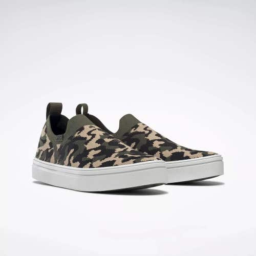 Reebok OnLux Slip-on GZ3102 Sneakers Women's US 6 Green Camo Walking Shoes EF209