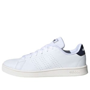 Adidas Advantage FW2588 Kids US 11.5 Cloud White Leather Lifestyle Shoes EF381