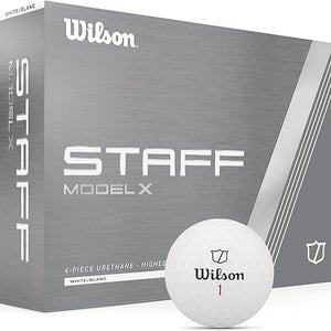 Wilson Staff Model X  Golf Balls (White, 12pk)  1dz 2024 NEW