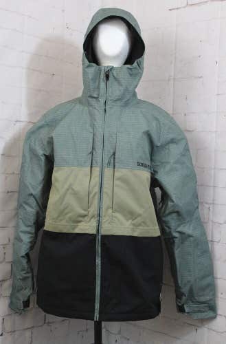 686 Smarty 3-IN-1 Form Snow Jacket Men's Large, Cypress Green Ripstop Block New