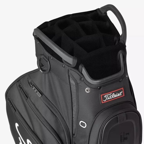TITLEIST CART 15 2023 CART BAG BLACK visual data 7