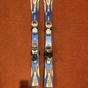 Kid's K2 Comanche 112 cm All Mountain Skis With Marker 4.5 Bindings (Used)