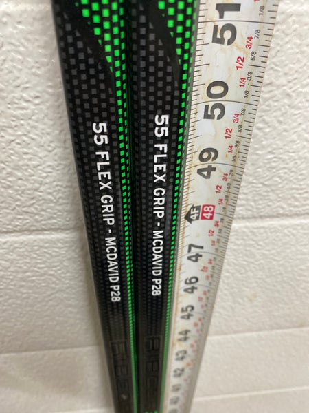 2 Pack New LH CCM RibCor 76K Hockey Stick P28 55 Flex