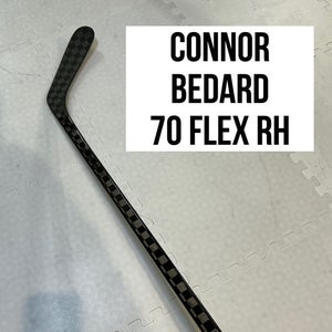 Senior(1x)Right Bedard 70 Flex PROBLACKSTOCK Toe Pattern Unbranded Pro Stock Hockey Sticks