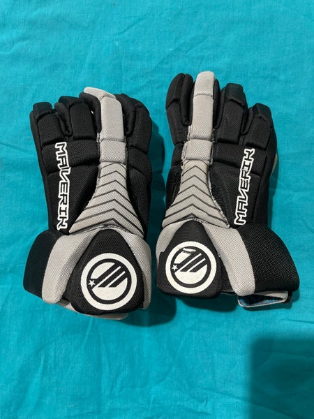 Black Maverik Charger Lacrosse Gloves 13" (Used)