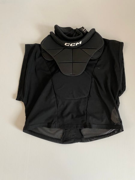 Used Senior L-XL CCM BNQ Shirt Style Neck Guard