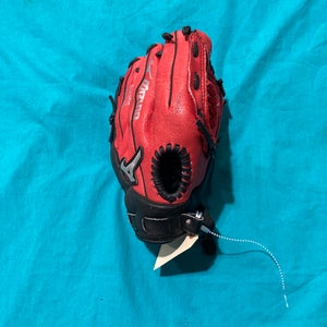 Red Mizuno Prospect Series PowerClose Right Hand Throw Pitcher's Baseball Glove 10.5" (Used)