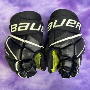 Black Junior Bauer Vapor 3X Gloves 10" (Used)