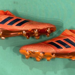 Used Orange Men's Size 10.5 Adidas Nemeziz Soccer Cleats