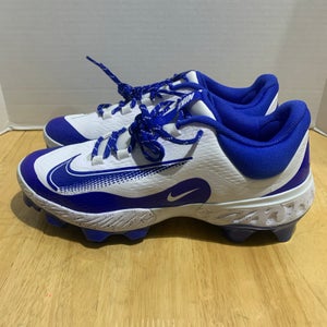 Nike Alpha Huarache 4 Elite MCS Baseball Cleats Royal Blue FD6255-106 Sz 11