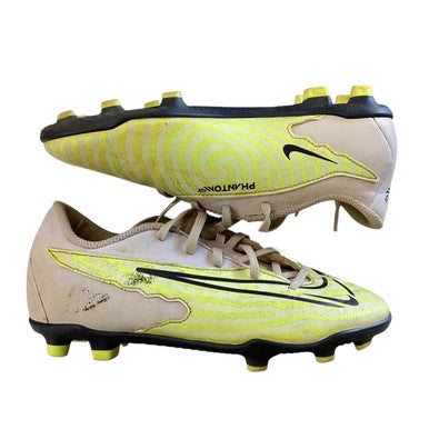 Used Nike PHANTOM GT Soccer Cleats Yellow Junior 02 11760-S000073295