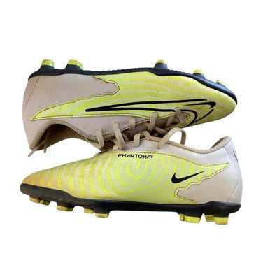 Used Nike PHANTOM GT Soccer Cleats Yellow Junior 02 11760-S000073295
