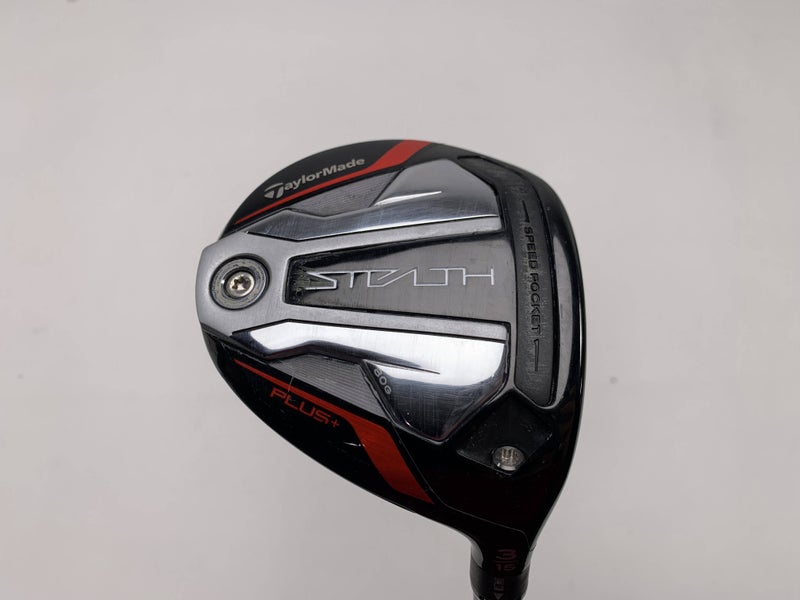 TaylorMade Stealth Plus 3 Fairway Wood 15* HZRDUS RDX Smoke Red 6.0 75g Stiff RH