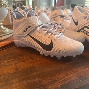 Men's  Size 13.0 (W 14.0) Nike Mid Top Alpha Menace Pro 2 Detachable Cleats (New)