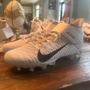Men's  Size 15.0 (W 16.0) Nike Mid Top Alpha Menace Pro 2 Molded Cleats (New)