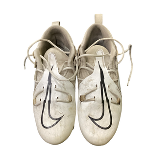Used Nike ALPHA Adult FB Cleats White Senior 10.5 11613-S000156235
