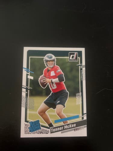 Tanner McKee 2023 Donruss Card
