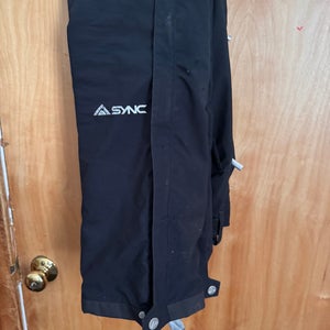 Used Black Women's Adult Small SYNC Ski Pants